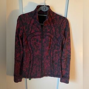 lululemon athletica Black and Red Define Jacket